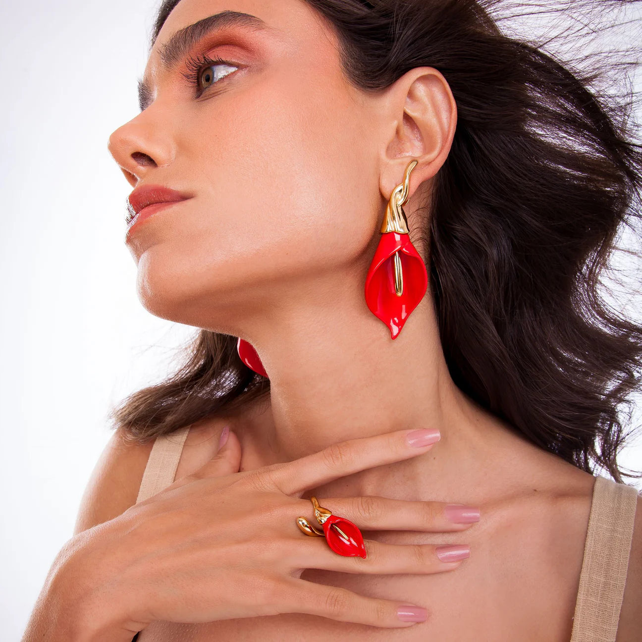 CALLA EARRING- A FLOR DA PELE