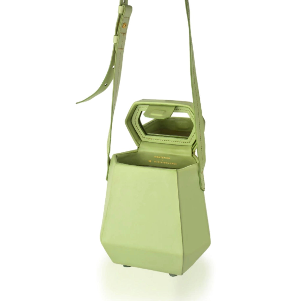 Jewelbox Bag- Collab Maria Dolores + Montefina - Green Quartz / Green Leather
