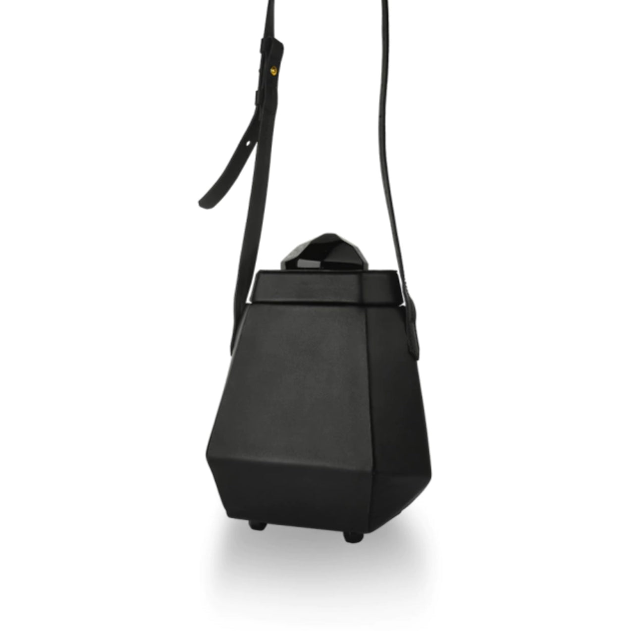Jewelbox Bag- Collab Maria Dolores + Montefina - Black Obsidian / Leather Black