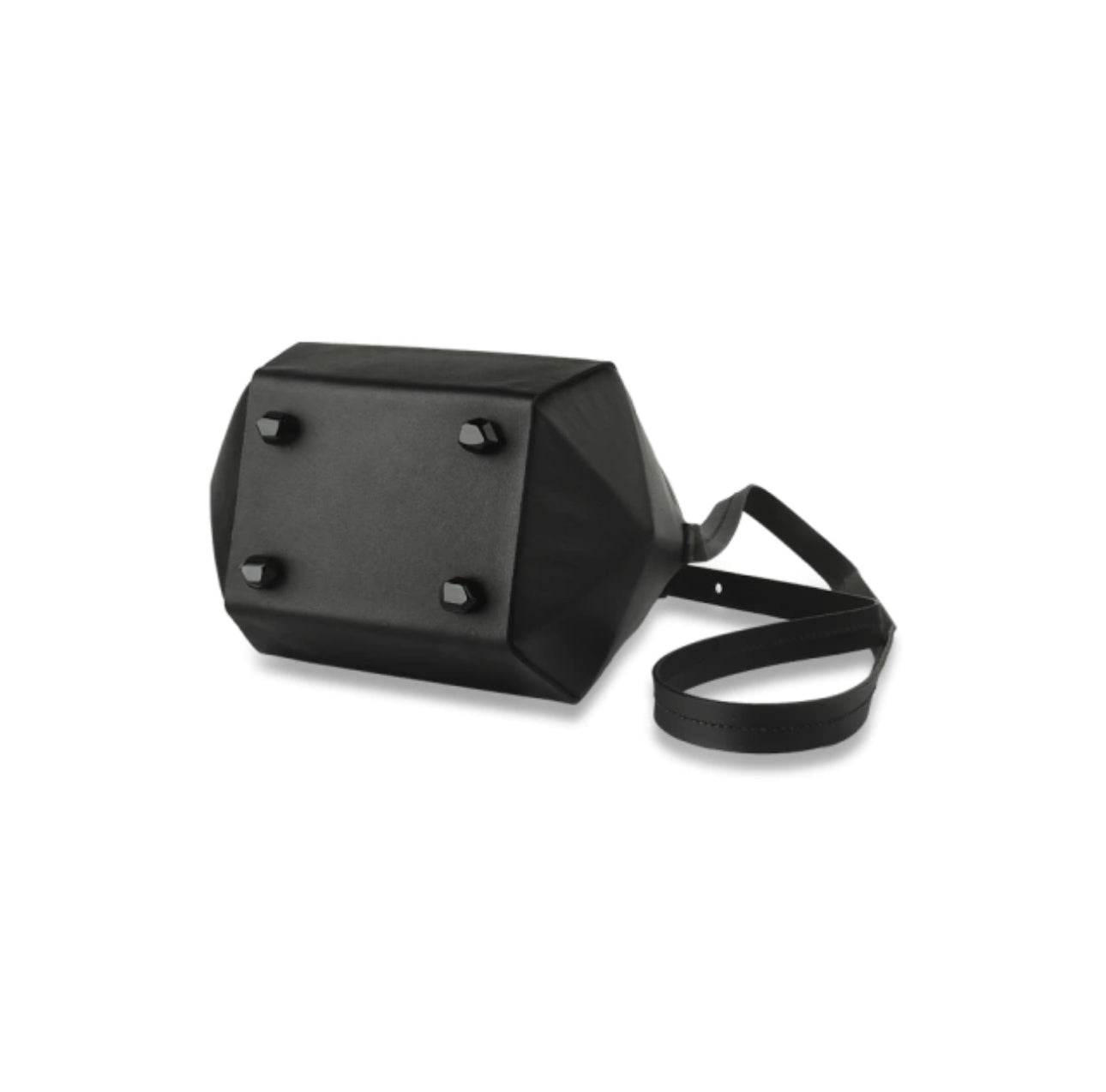 Jewelbox Bag- Collab Maria Dolores + Montefina - Black Obsidian / Leather Black