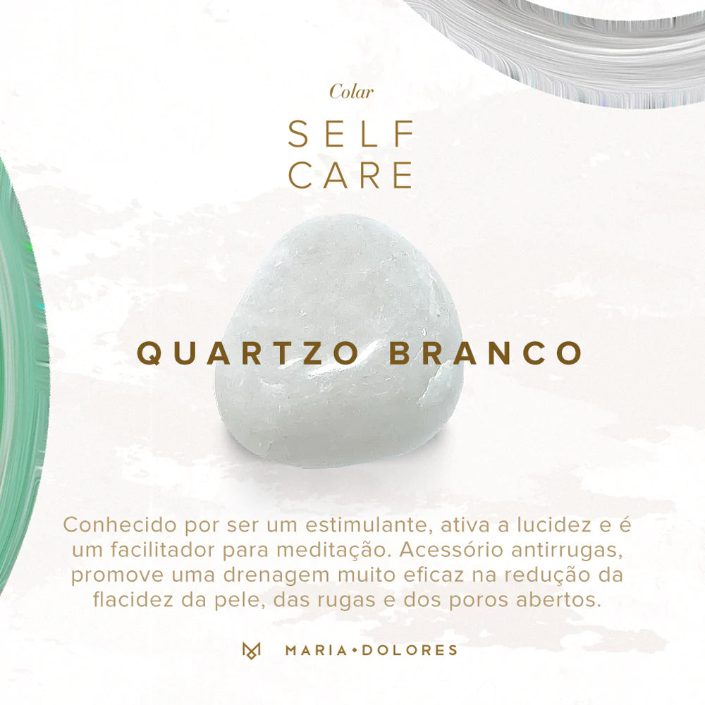 SELF CARE NECKLACE - WHITE QUARTZ