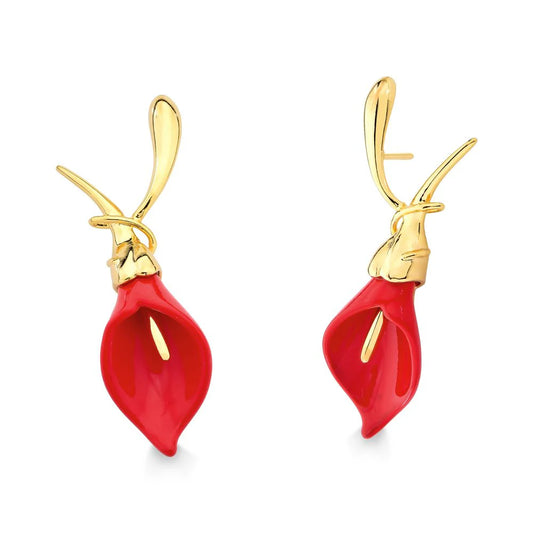 LILY EARRING -A FLOR DA PELE