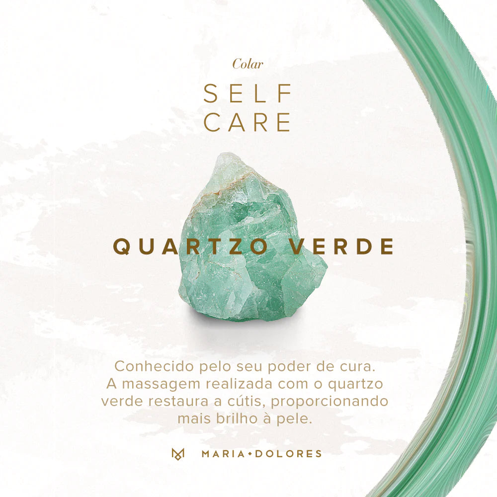 SELF CARE NECKLACE - GREEN QUARTZ