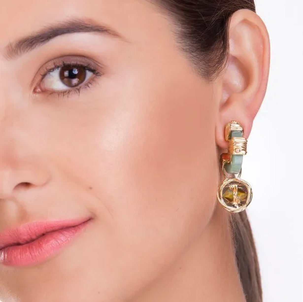 MEDALHA EARRING