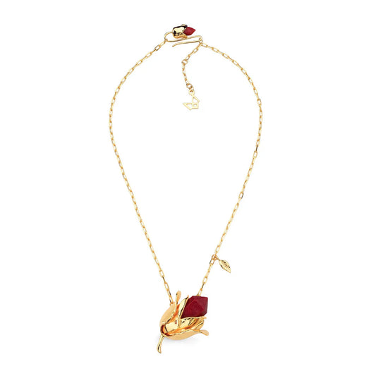 BOTÃO VERMELHO NECKLACE -  À FLOR DA PELE