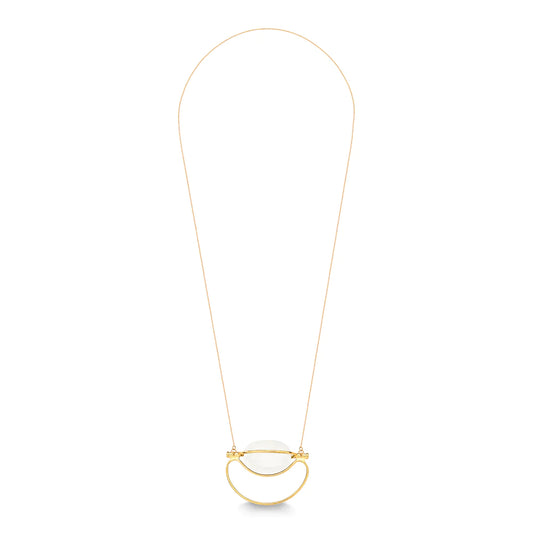 SELF CARE NECKLACE - WHITE QUARTZ