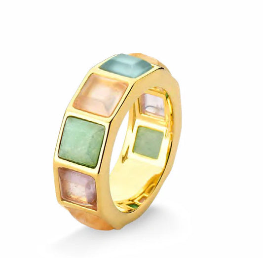 STONE RING Size 7