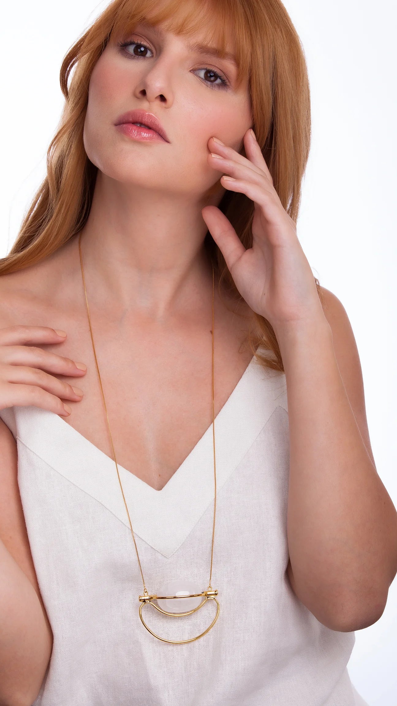 SELF CARE NECKLACE - WHITE QUARTZ