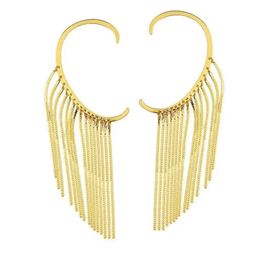 FRANJA EAR CUFF CHAINS EARRING