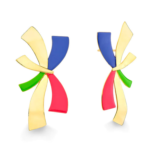 RIBBON EARRING