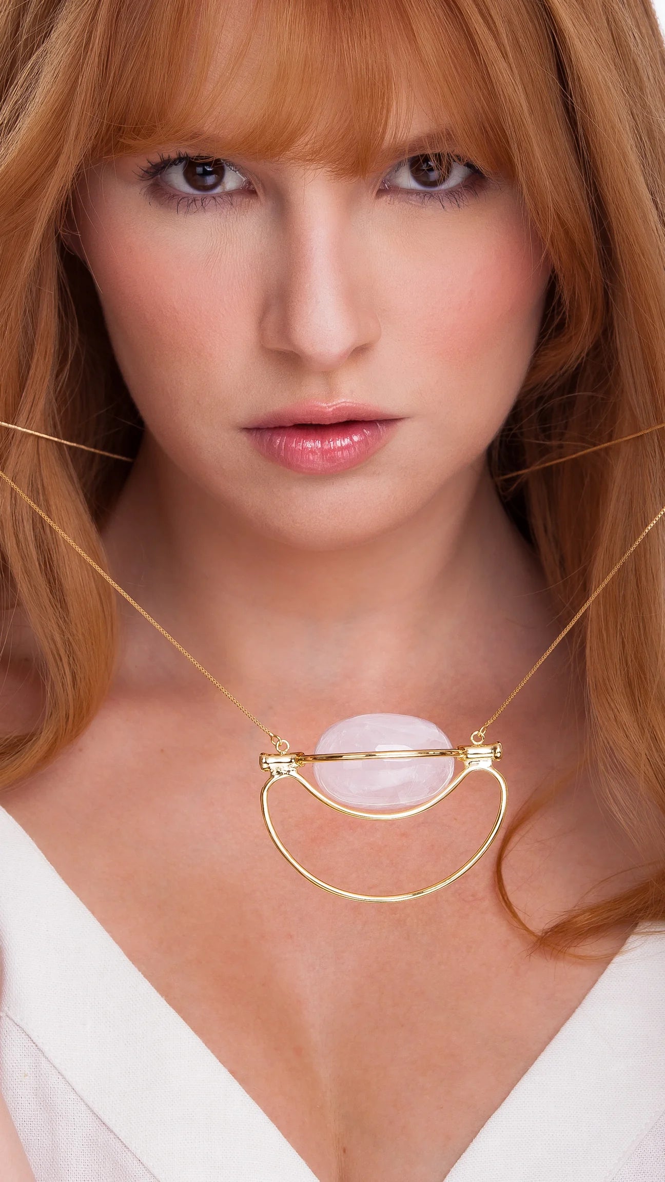 SELF CARE NECKLACE - PINK QUARTZ
