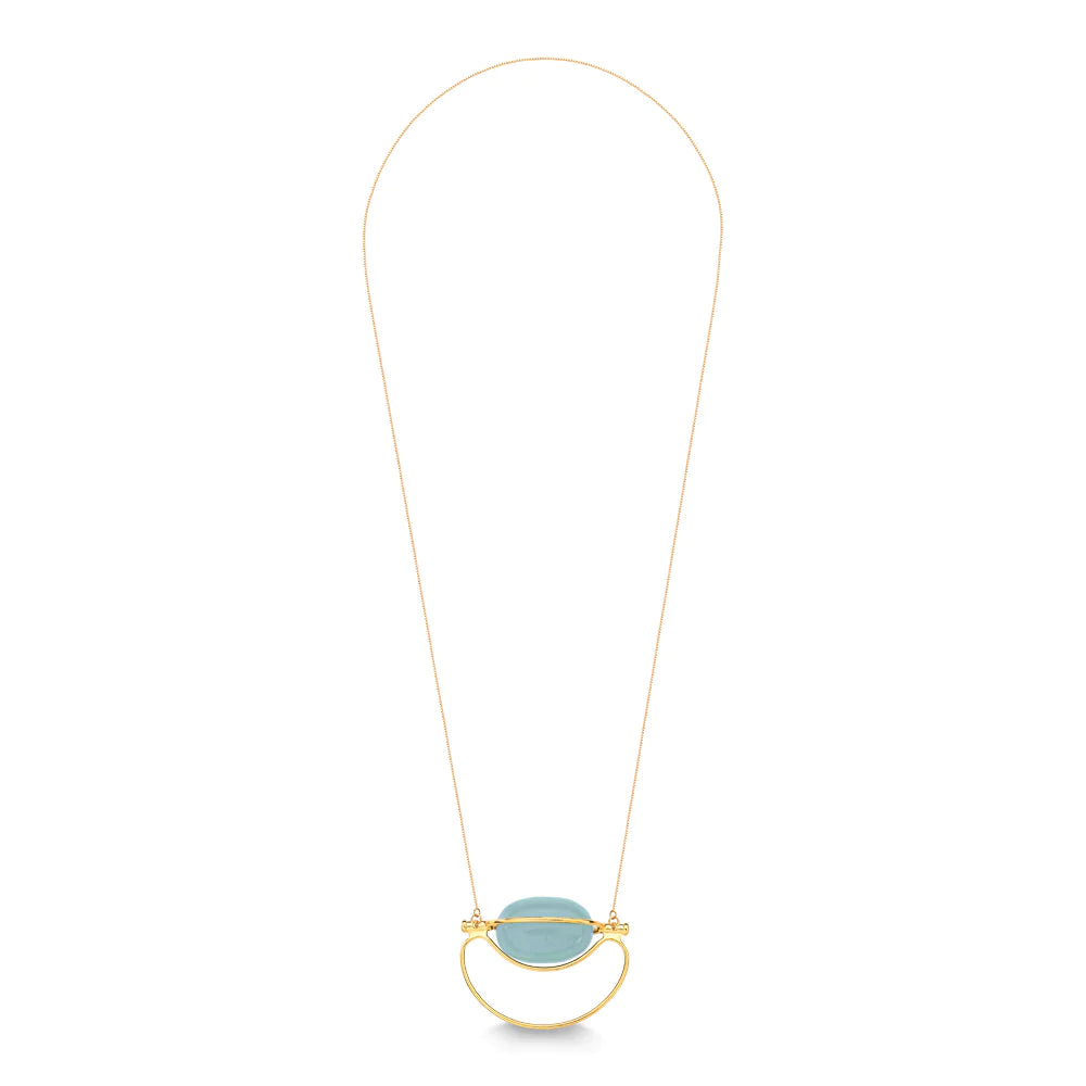 SELF CARE NECKLACE - BLUE QUARTZ