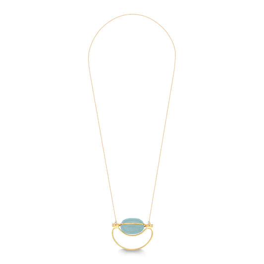 SELF CARE NECKLACE - BLUE QUARTZ